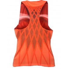 REGATA ADIDAS W ADIZERO TANK - LARANJA